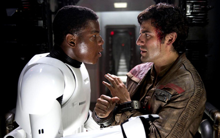 Poe and Finn were introduced in a The Force Awakens with a lot of chemistry.